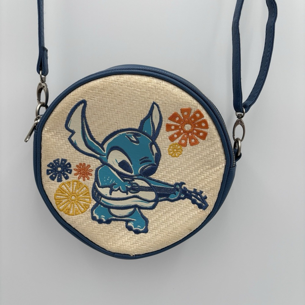 2022 Disney Parks‎ Summer Stitch Quitar Crossbody Purse Bag 2022